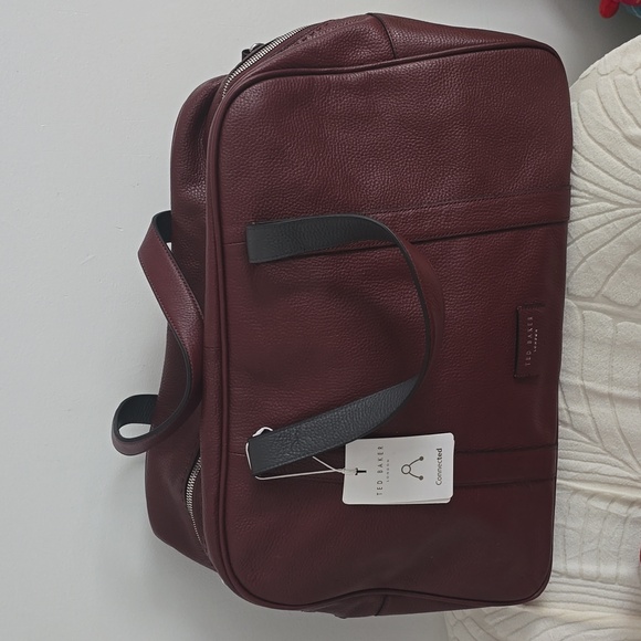 Ted Baker London Men's Burgundy Duffel Bag - Main Image